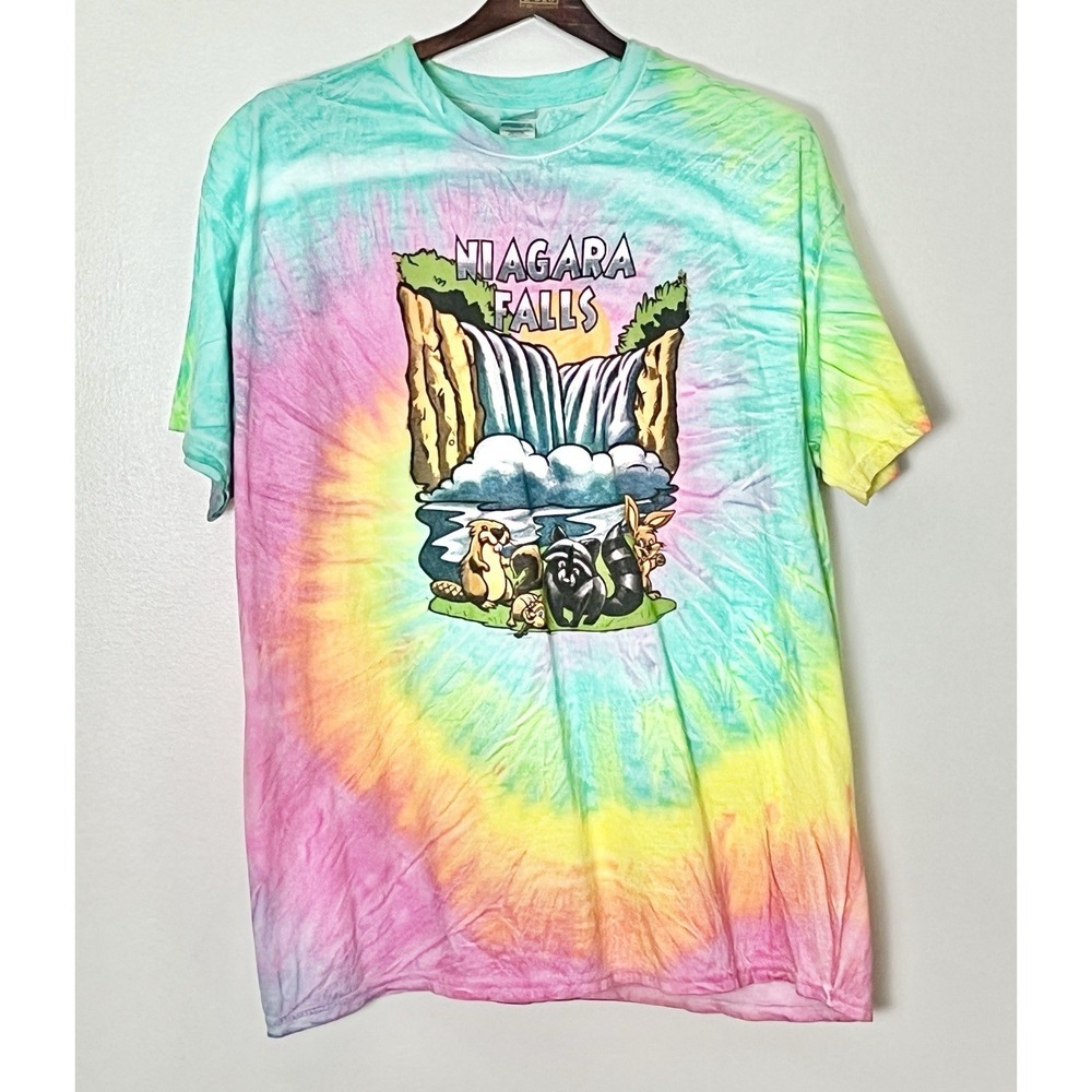 Vintage‎ Niagara Falls T-Shirt Men's XL Tie Dye 90s Graphic Nostalgia Vacation
